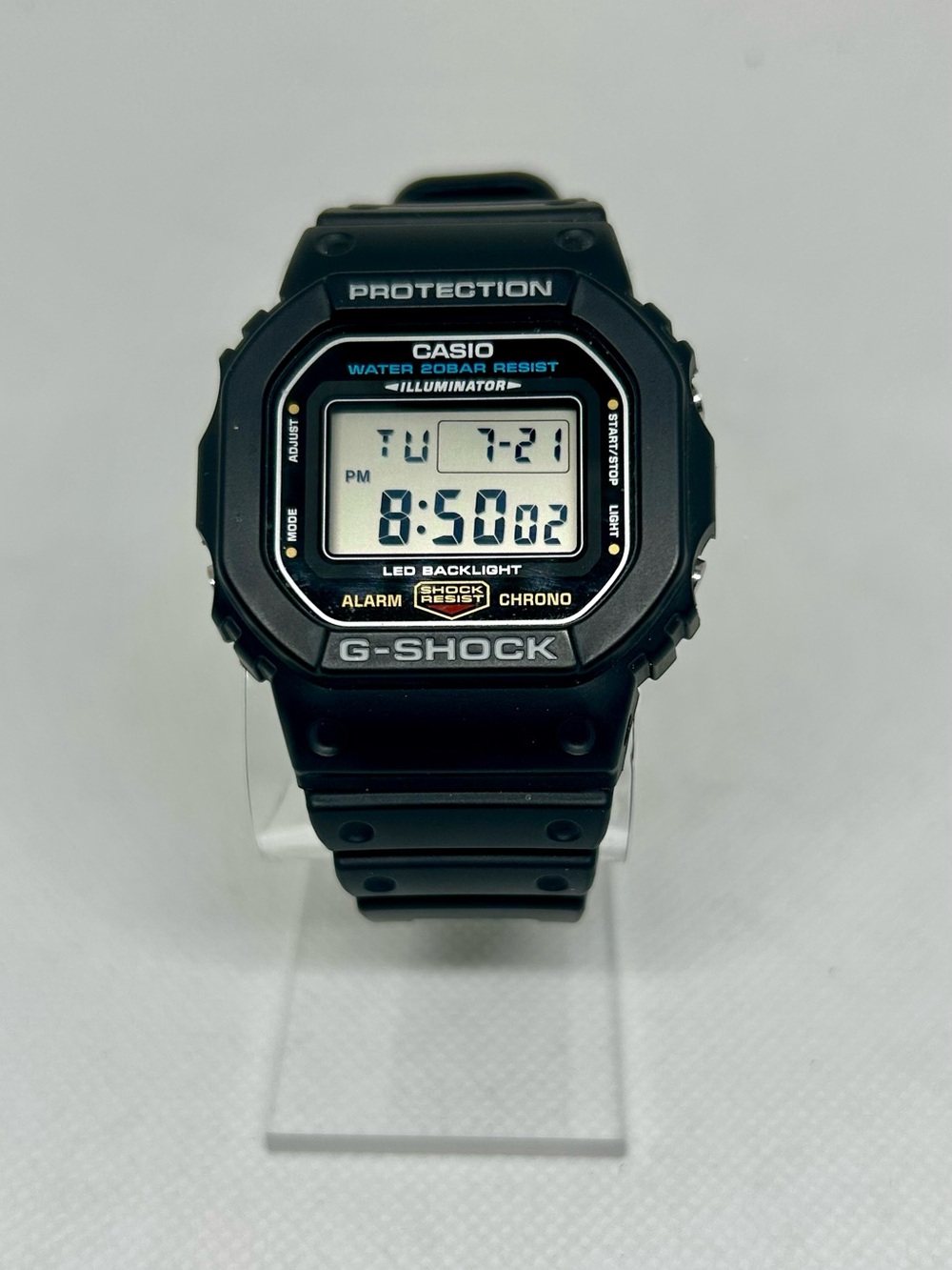 Casio G-Shock DW-5600UE Digital Watch Black 20BAR LED Illuminator w/ Tin Box